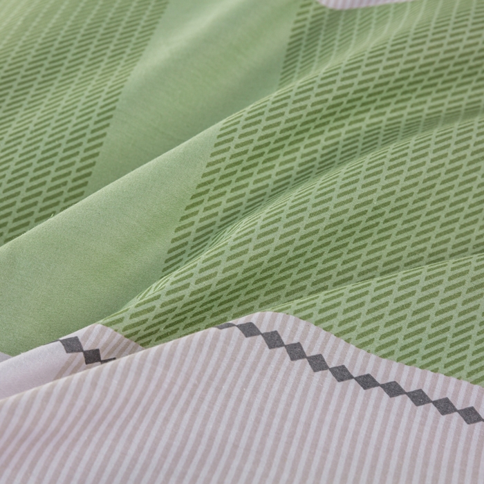 91家纺网 家纺一手货源 找家纺 上学郎家居 2025新款全棉13070学生宿舍三件套单人床床单被套纯棉六件套学生床上用品 博美空间-桔