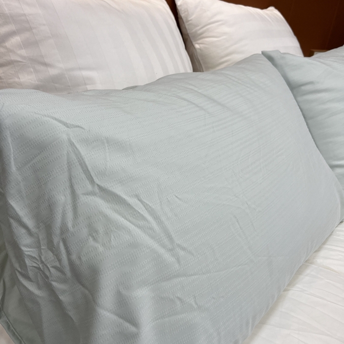 91家纺网 家纺一手货源 找家纺 仲旺居家纺2025新款华夫格提花夏被三件套 绿