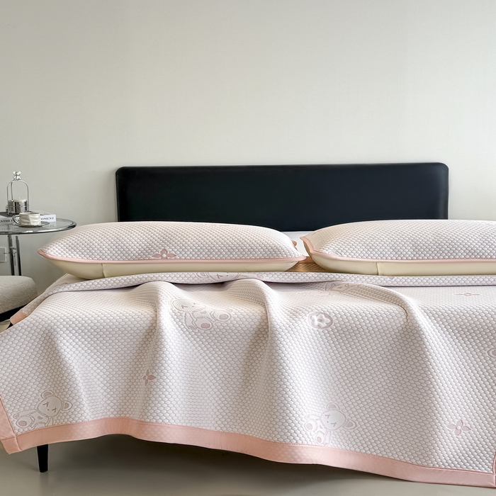 91家纺网 家纺一手货源 找家纺 （总）世爵 2025新款A类凉感冰豆豆凉席