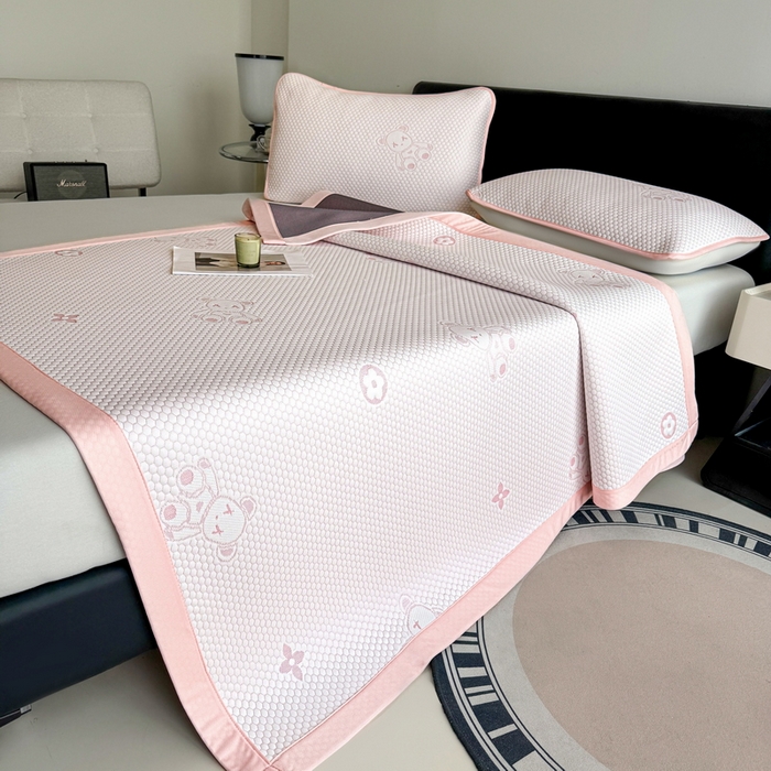 91家纺网 家纺一手货源 找家纺 （总）世爵 2025新款A类凉感冰豆豆凉席