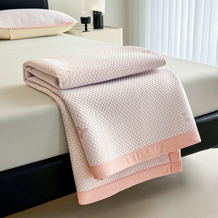 91家纺网 家纺一手货源 找家纺 （总）世爵 2025新款A类凉感冰豆豆凉席