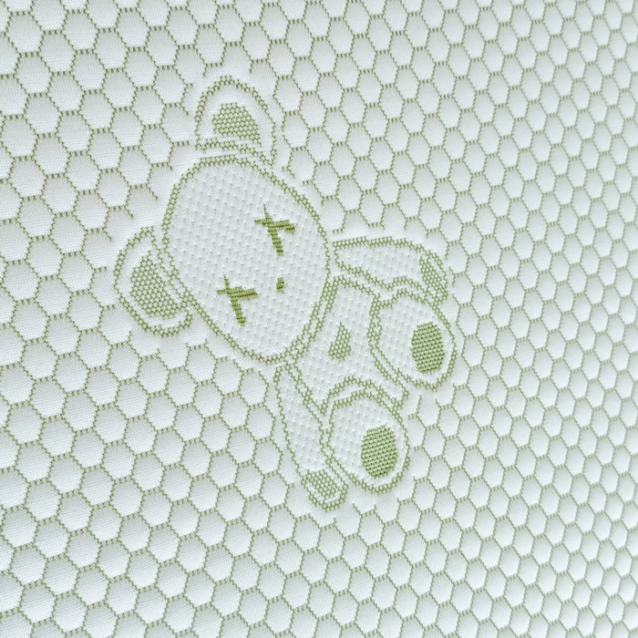 91家纺网 家纺一手货源 找家纺 世爵 2025新款A类凉感冰豆豆凉席 暴力熊-绿