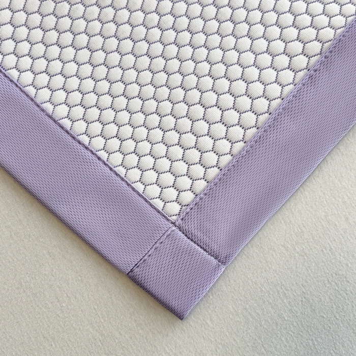 91家纺网 家纺一手货源 找家纺 世爵 2025新款A类凉感冰豆豆凉席 暴力熊-紫