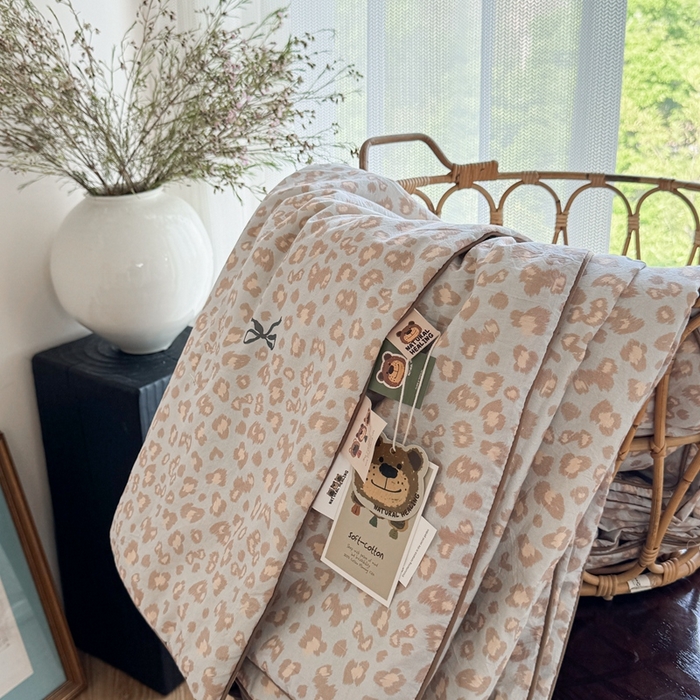 91家纺网 家纺一手货源 找家纺 （总）U被家纺2025新款全棉单层纱布家居夏凉被四季被春秋被【下午茶系列】