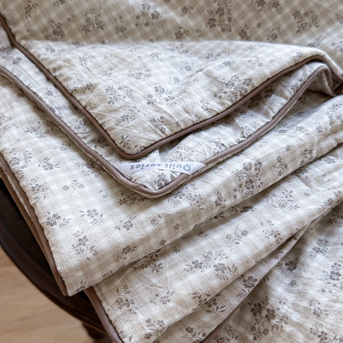 91家纺网 家纺一手货源 找家纺 （总）U被家纺2025新款全棉单层纱布家居夏凉被四季被春秋被【下午茶系列】