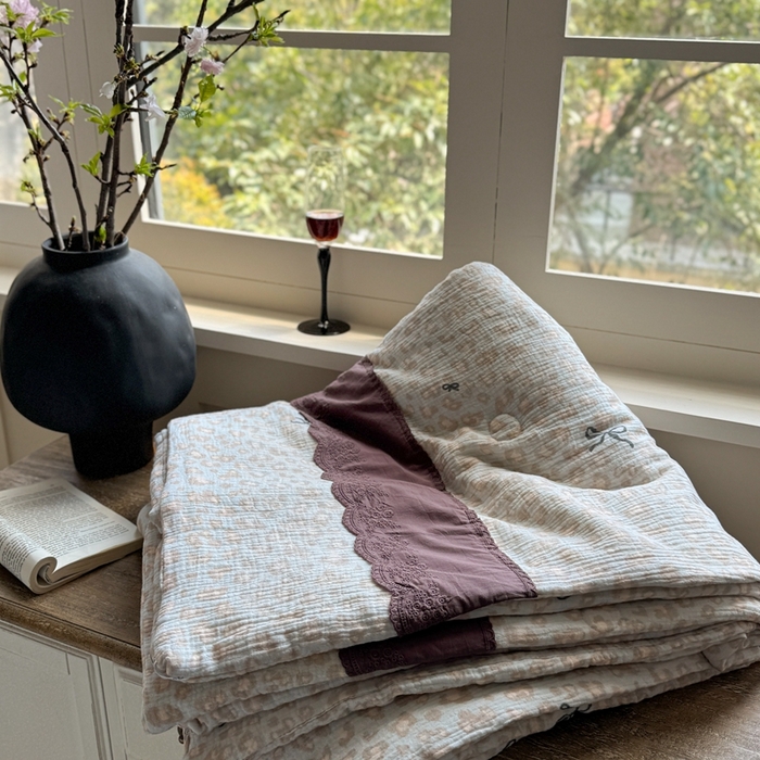 91家纺网 家纺一手货源 找家纺 （总）U被家纺2025新款全棉皱皱纱家居夏凉被四季被春秋被【雅典娜系列】