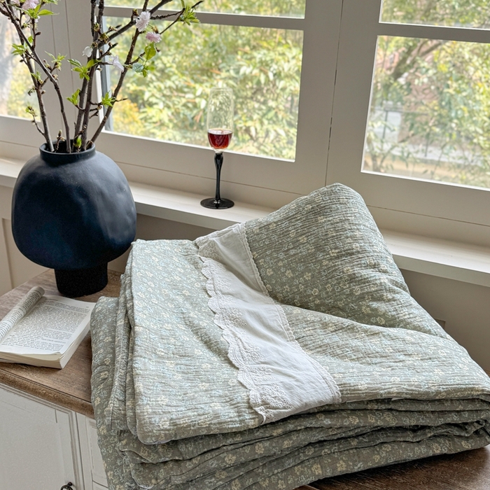 91家纺网 家纺一手货源 找家纺 （总）U被家纺2025新款全棉皱皱纱家居夏凉被四季被春秋被【雅典娜系列】