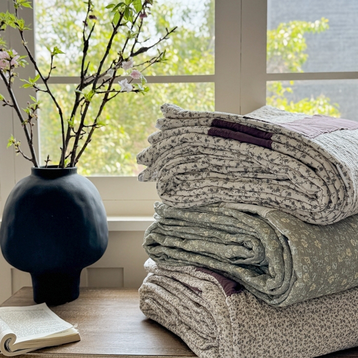 91家纺网 家纺一手货源 找家纺 （总）U被家纺2025新款全棉皱皱纱家居夏凉被四季被春秋被【雅典娜系列】