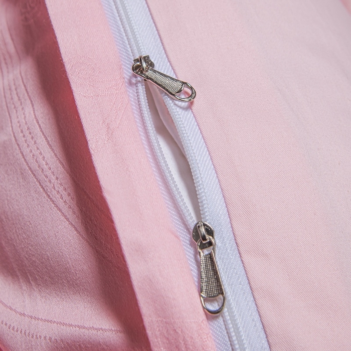 91家纺网 家纺一手货源 找家纺 简约家纺2025新款全棉长绒棉贡缎大提花四件套（礼盒包装款） 雅芙粉玉