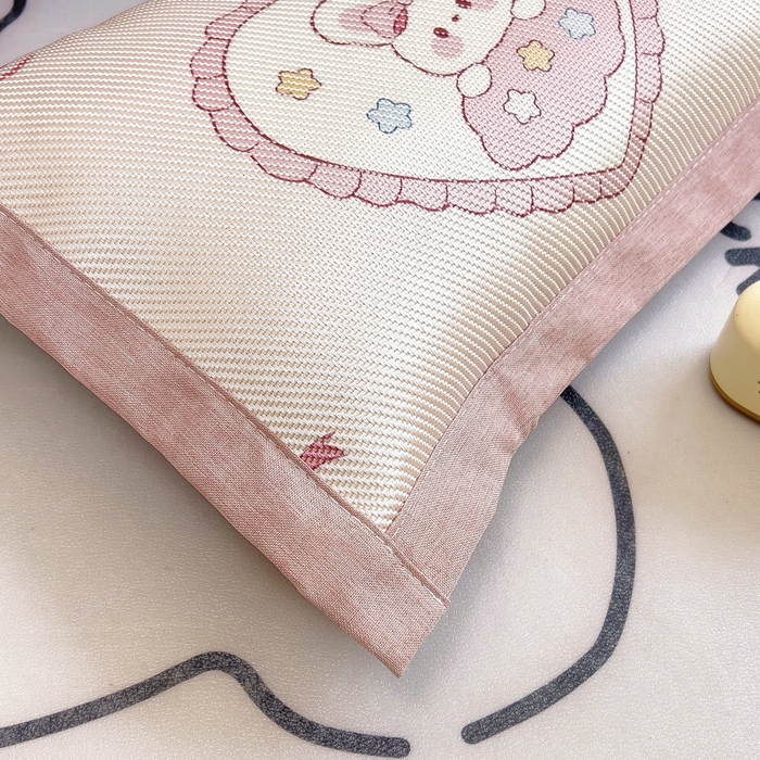 91家纺网 家纺一手货源 找家纺 （总）鱼宝2025新款儿童冰藤枕套