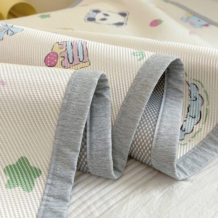 91家纺网 家纺一手货源 找家纺 鱼宝2025新款儿童冰藤枕套 lucky家族