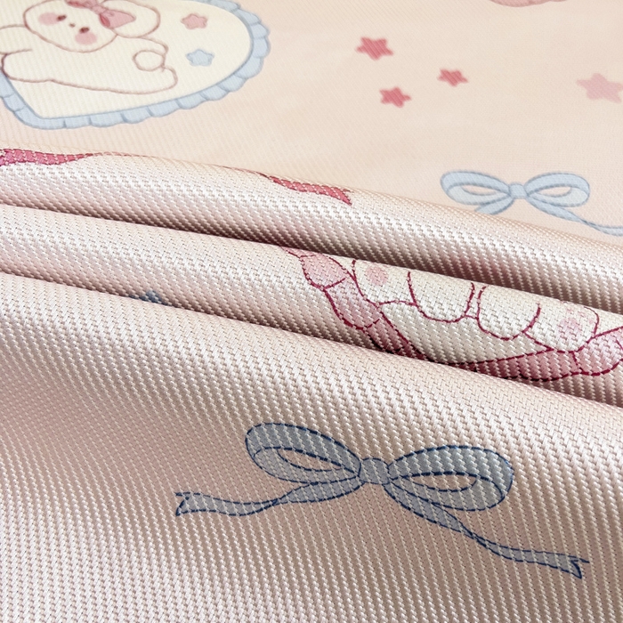 91家纺网 家纺一手货源 找家纺 鱼宝2025新款儿童冰藤枕套 蝴蝶结小兔