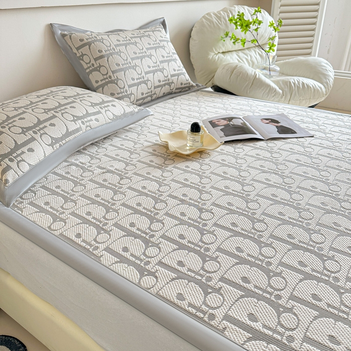 91家纺网 家纺一手货源 找家纺 （总）紫碧螺家纺 2025新款冰感针织空调垫凉席席子