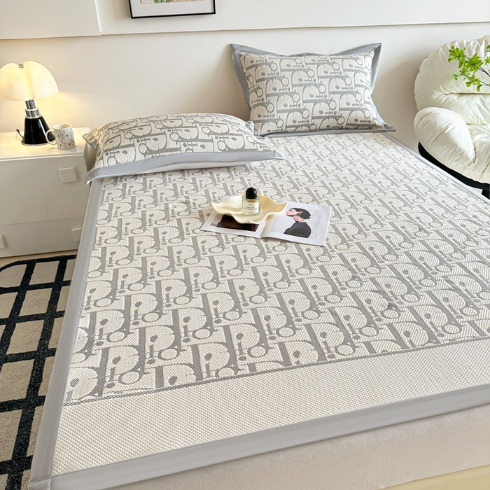 91家纺网 家纺一手货源 找家纺 （总）紫碧螺家纺 2025新款冰感针织空调垫凉席席子