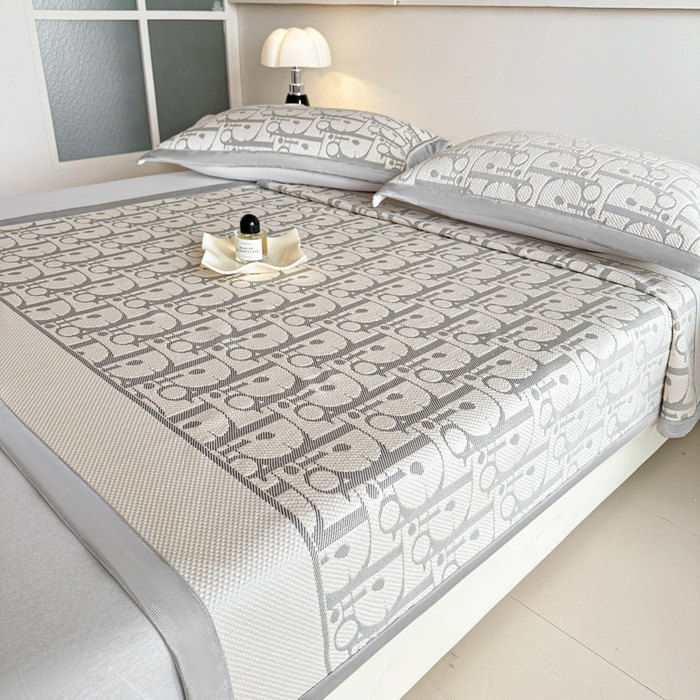 91家纺网 家纺一手货源 找家纺 （总）紫碧螺家纺 2025新款冰感针织空调垫凉席席子