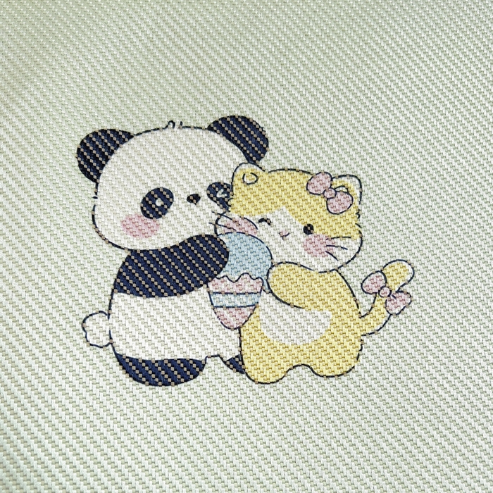 91家纺网 家纺一手货源 找家纺 鱼宝2025新款儿童冰藤枕套 花园熊猫