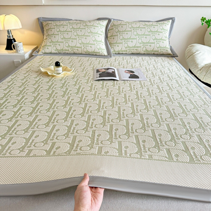 91家纺网 家纺一手货源 找家纺 （总）紫碧螺家纺 2025新款冰感针织空调垫凉席席子