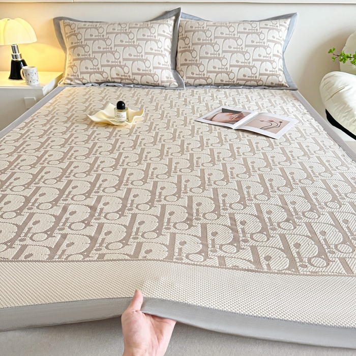 91家纺网 家纺一手货源 找家纺 （总）紫碧螺家纺 2025新款冰感针织空调垫凉席席子