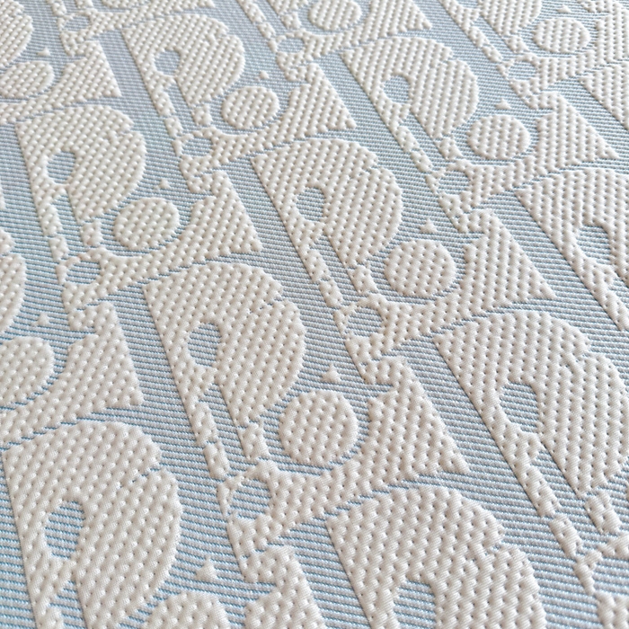 91家纺网 家纺一手货源 找家纺 紫碧螺家纺 2025新款冰感针织空调垫凉席席子 淡蓝色