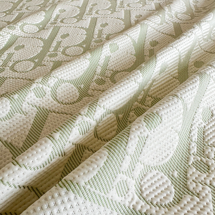 91家纺网 家纺一手货源 找家纺 紫碧螺家纺 2025新款冰感针织空调垫凉席席子 嫩绿色