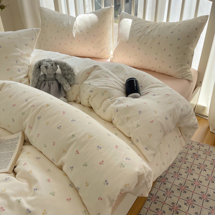 91家纺网 家纺一手货源 找家纺 （总）XIWEN-希文家纺 2025新款A类全棉纯棉有氧双层纱四件套