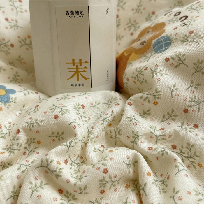 91家纺网 家纺一手货源 找家纺 XIWEN-希文家纺 2025新款A类全棉纯棉有氧双层纱四件套 萌萌狮