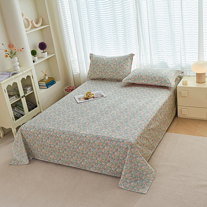 91家纺网 家纺一手货源 找家纺 （总）睡美美家纺 2025新款ins风舒适全棉印花系列单被套