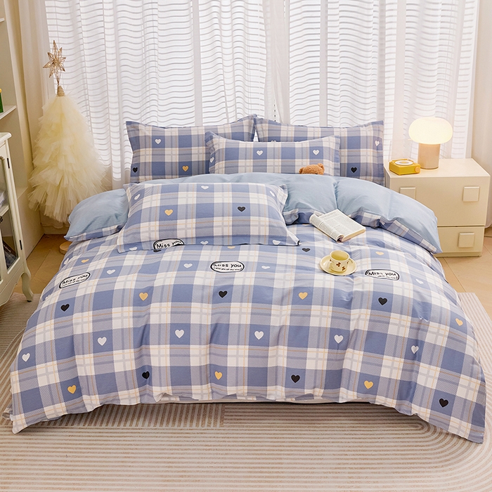 91家纺网 家纺一手货源 找家纺 （总）睡美美家纺 2025新款ins风舒适全棉印花系列单床单