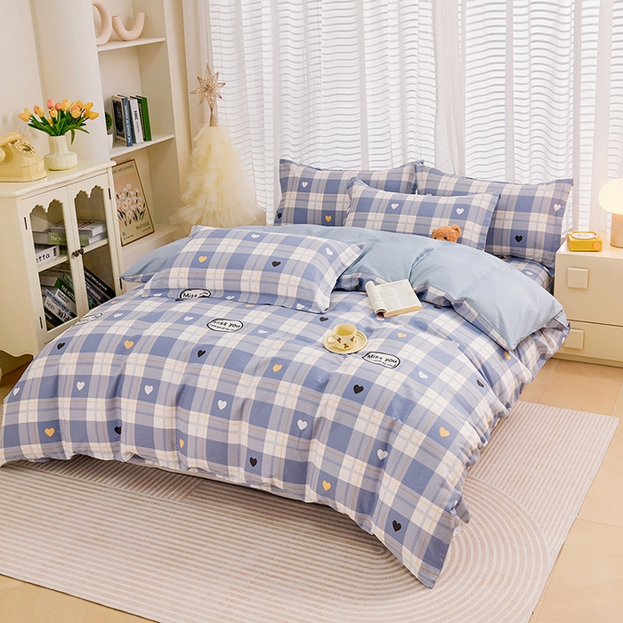 91家纺网 家纺一手货源 找家纺 （总）睡美美家纺 2025新款ins风舒适全棉印花系列单床单