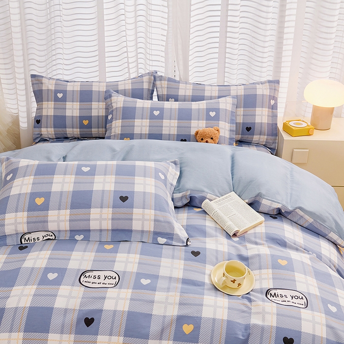 91家纺网 家纺一手货源 找家纺 （总）睡美美家纺 2025新款ins风舒适全棉印花系列单床单