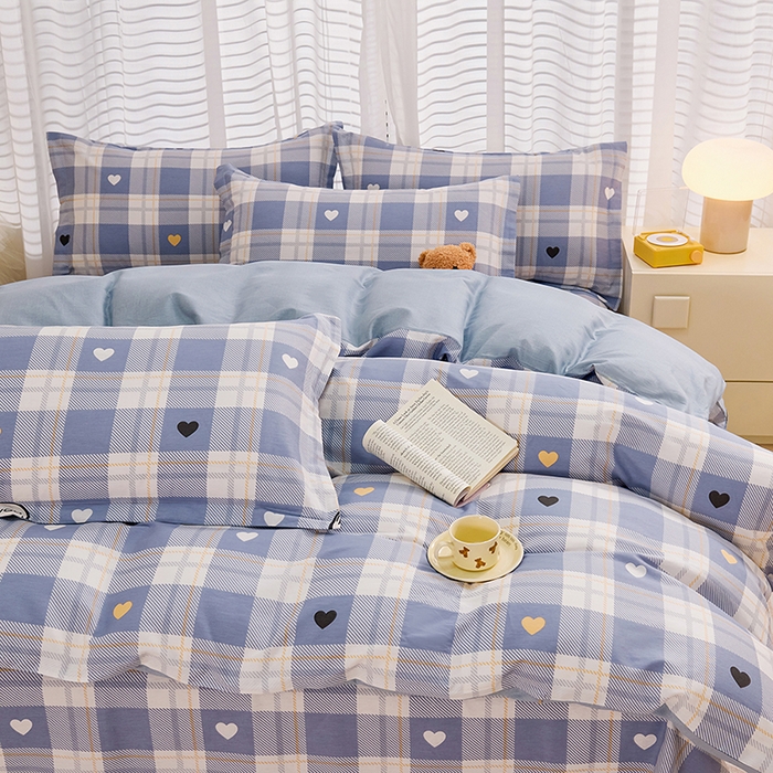 91家纺网 家纺一手货源 找家纺 （总）睡美美家纺 2025新款ins风舒适全棉印花系列单床单