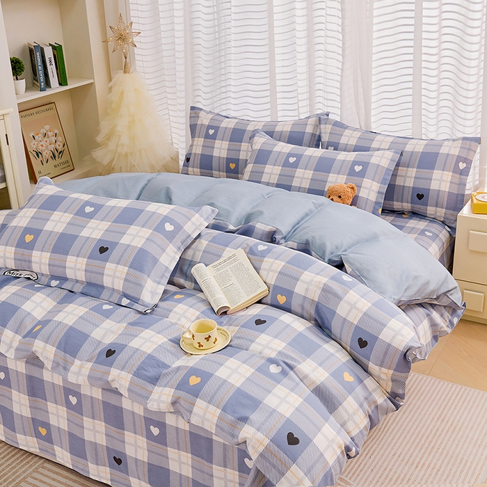 91家纺网 家纺一手货源 找家纺 （总）睡美美家纺 2025新款ins风舒适全棉印花系列单床单