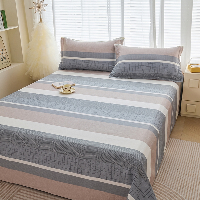 91家纺网 家纺一手货源 找家纺 （总）睡美美家纺 2025新款ins风舒适全棉印花系列单枕套