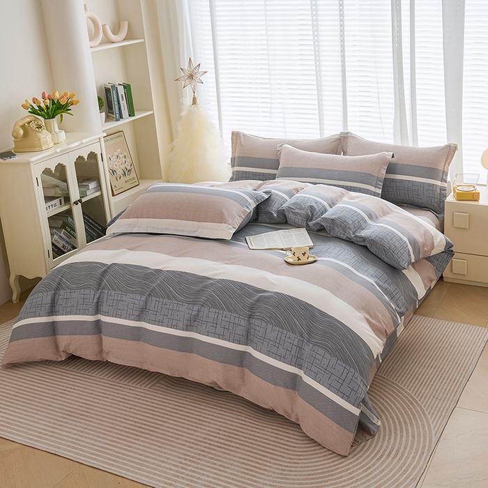 91家纺网 家纺一手货源 找家纺 （总）睡美美家纺 2025新款ins风舒适全棉印花系列单枕套