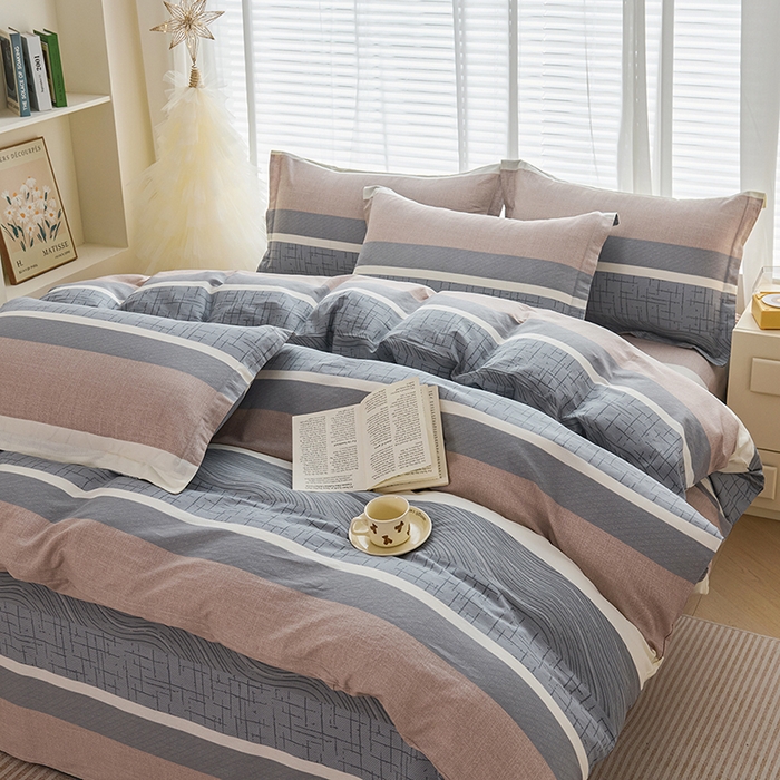 91家纺网 家纺一手货源 找家纺 （总）睡美美家纺 2025新款ins风舒适全棉印花系列单枕套