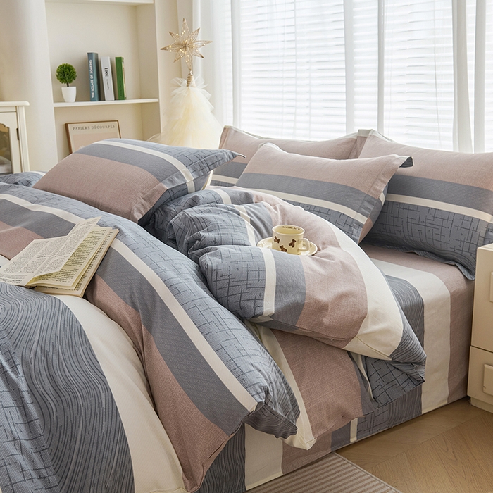 91家纺网 家纺一手货源 找家纺 （总）睡美美家纺 2025新款ins风舒适全棉印花系列单枕套