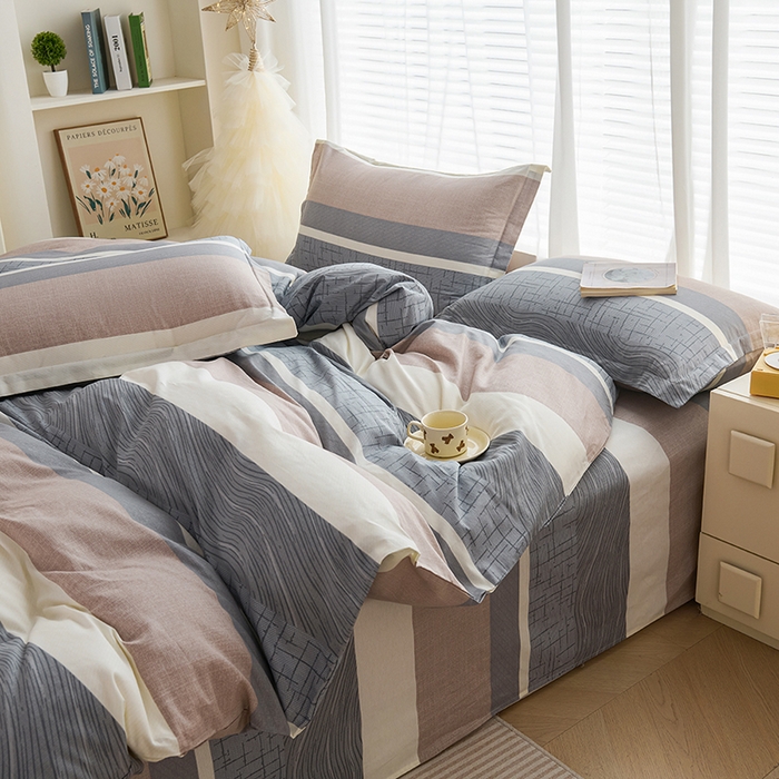 91家纺网 家纺一手货源 找家纺 （总）睡美美家纺 2025新款ins风舒适全棉印花系列单枕套