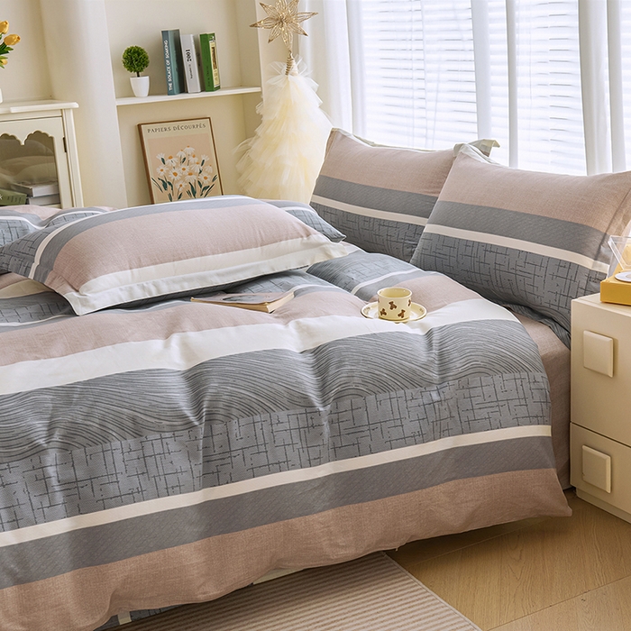 91家纺网 家纺一手货源 找家纺 （总）睡美美家纺 2025新款ins风舒适全棉印花系列单枕套