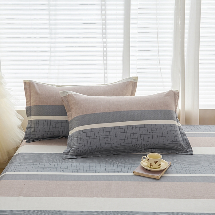 91家纺网 家纺一手货源 找家纺 （总）睡美美家纺 2025新款ins风舒适全棉印花系列单枕套