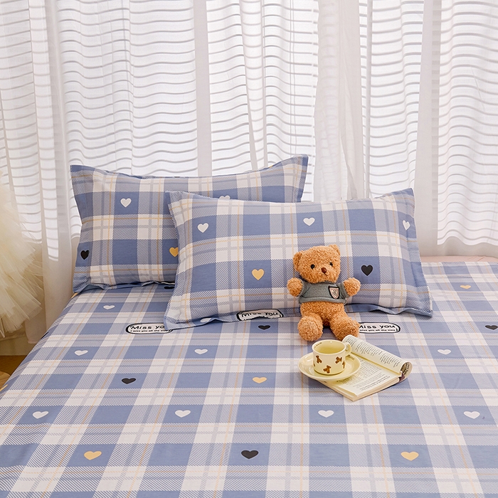 91家纺网 家纺一手货源 找家纺 （总）睡美美家纺 2025新款ins风舒适全棉印花系列单枕套