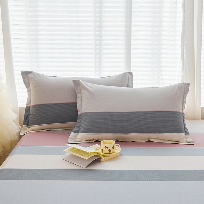 91家纺网 家纺一手货源 找家纺 （总）睡美美家纺 2025新款ins风舒适全棉印花系列单枕套