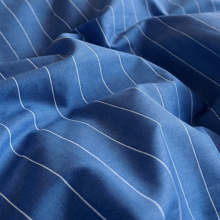 91家纺网 家纺一手货源 找家纺 2025新款全棉印花加绣花四件套 举手兔-蓝