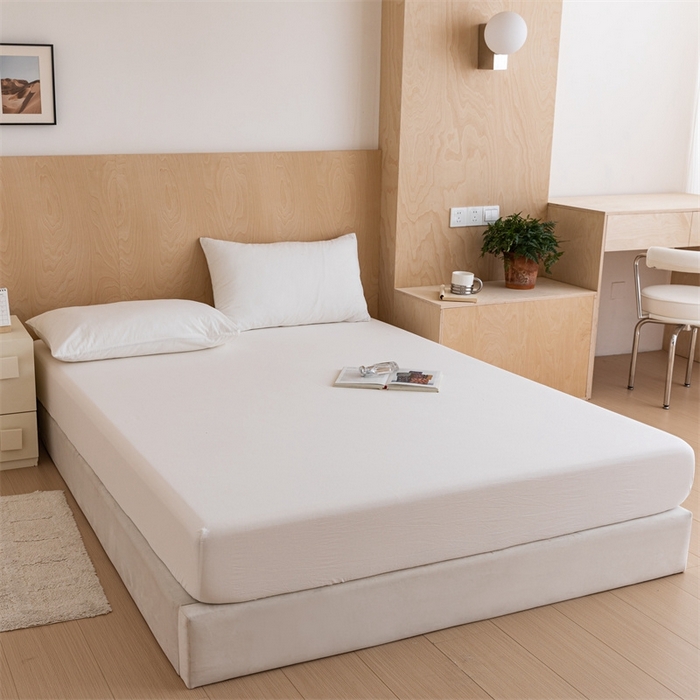 91家纺网 家纺一手货源 找家纺 （总）欢博莱 2025新款100 克水洗棉单床笠