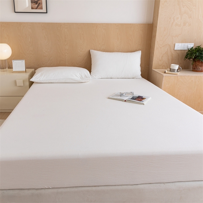 91家纺网 家纺一手货源 找家纺 （总）欢博莱 2025新款100 克水洗棉单床笠