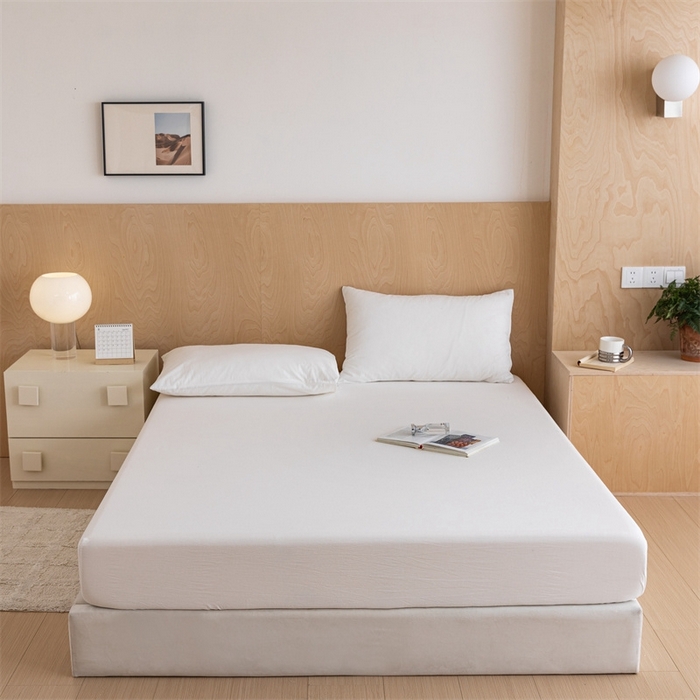 91家纺网 家纺一手货源 找家纺 （总）欢博莱 2025新款100 克水洗棉单床笠