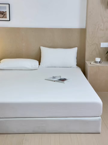 91家纺网 家纺一手货源 找家纺 （总）欢博莱 2025新款100 克水洗棉单床笠