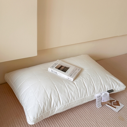 91家纺网 家纺一手货源 找家纺 （总）伟邦枕芯 2025新款A类大格子酒店枕枕头枕芯