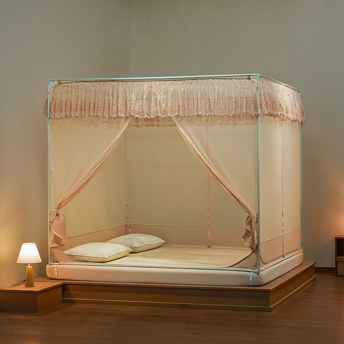 91家纺网 家纺一手货源 找家纺 （总）飞轮海2025春夏新款坐床式全包蚊帐-t55