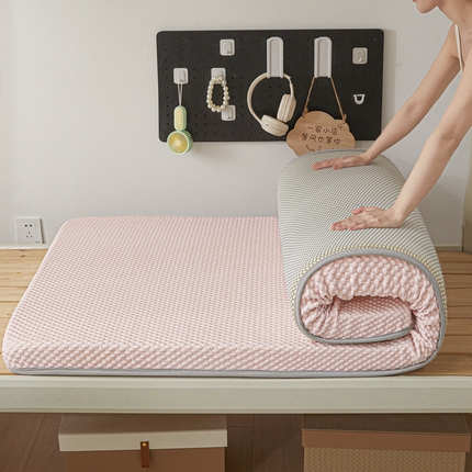 （总）暖季家纺 2025新款学生宿舍凉席按摩冰感豆豆冰丝席地铺地垫