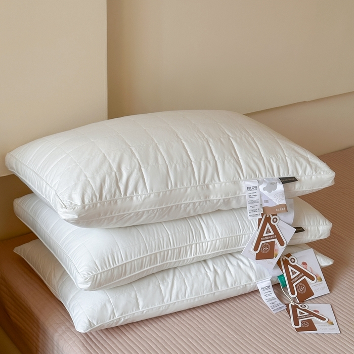 91家纺网 家纺一手货源 找家纺 （总）伟邦枕芯 2025新款A类大格子酒店枕枕头枕芯